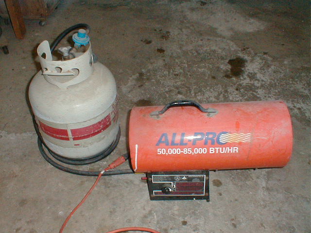 Propane on sale torpedo heater